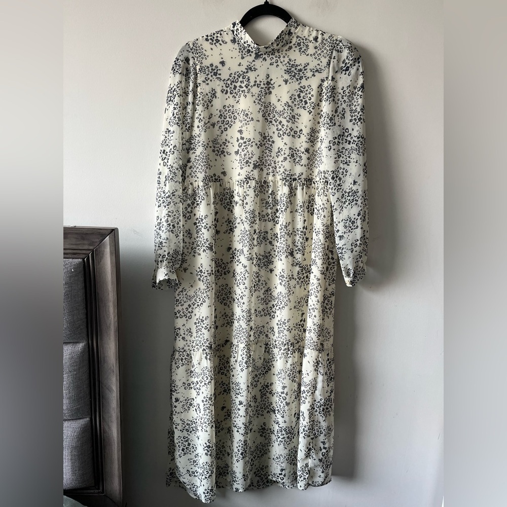 Park & Fifth Mockneck Long Sleeve Maxi Dress - XS